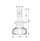 12V-24V Halo Led Serie 5 Blaster -H7- 20W -6500K-4500lm,coppia lampade 9-32V