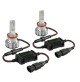 12V-24V Halo Led Serie 7 Compact -H8-H9-H11-H16,36V -6500K-6000lm,2 lampade 