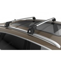 BARRE PORTATUTTO ALLUMINIO AUDI A3 SPORTBACK (2004>) RAILING INTEGRATO - SILVER