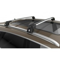 BARRE PORTATUTTO ALLUMINIO MERCEDES CLASSE GLA (2015>) RAILING INTEGRATO SILVER