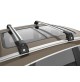 BARRE PORTATUTTO ALLUMINIO PER VOLVO V60 (2010-2013) RAILING INTEGRATO - SILVER