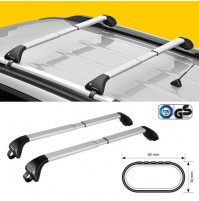 BARRE PORTATUTTO Bmw Serie 3 Touring (E91) railing 05-08 NORDRIVE IN ALLUMINIO