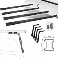BARRE PORTATUTTO Peugeot J5 - H3-H1, anno 01/81>02/94,NORDRIVE KARGO 180 CM