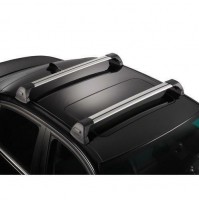 BARRE PORTATUTTO Skoda Karoq - railing, anno 12/17> YAKIMA FLUSH BAR ALLUMINIO