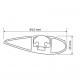 BARRE PORTATUTTO  Volkswagen Golf VII Sportsvan railing,14>YAKIMA RAIL BAR BLACK