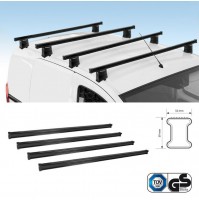 BARRE PORTATUTTO Volkswagen Transporter T5 (2003-2015)- NORDRIVE KARGO 4 BARRE