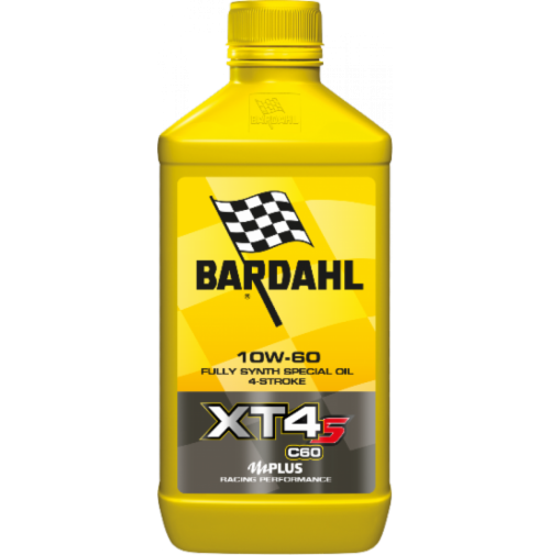 Bardahl XT4-S C60 10W-60,100% SYNTETICO MOTO 4 TEMPI, 1L PERFORMANCE LEVEL