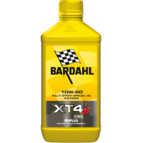 Bardahl XT4-S C60 10W-60,100% SYNTETICO MOTO 4 TEMPI, 1L PERFORMANCE LEVEL.