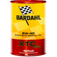 Bardahl XTC C60 5W40, Olio Sintetico 1L Per vetture non equipaggiate di DPF/FAP