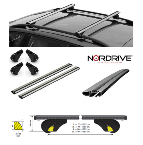 Barre portapacchi NORDRIVE SILENZIO Cupra Formentor railing std. anno 11/20>