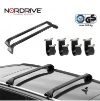 Barre portapacchi NORDRIVE SNAP ACCIAIO TOYOTA PROACE CITY VERSO 06/19>RAIL. STD