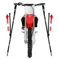 COPPIA CINGHIE TENSORI MOTO,Kraken Pull-Down,TENSIONAMENTO IN ALTO TRAPORTO MOTO