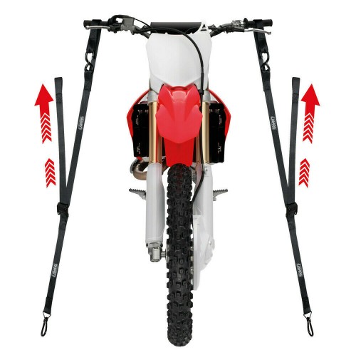 COPPIA CINGHIE TENSORI MOTO,Kraken Pull-Down,TENSIONAMENTO IN ALTO,TRAPORTO  MOTO