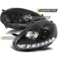FARI ANTERIORI FIAT GRANDE PUNTO DAL 2008 al 2010 NO EVO-DAYLIGHT BLACK 