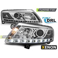 FARI ANTERIORI LUCI DIURNE A LED XENON PER AUDI A6 C6 (4F) DAL 2004-AL 2008 