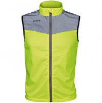 GIUBBINO RIFRANGENTE CON ZIP WOWOW 20K RUNNER YELLOW,BICI,RUNNING,EMERGENZA