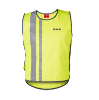 GIUBBINO RIFRANGENTE CON ZIP WOWOW LIGHT WEAR YELLOW,BICI,RUNNING,EMERGENZA