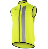 GIUBBINO RIFRANGENTE CON ZIP WOWOW MAVERICK JACKET YELLOW,BICI,RUNNING,EMERGENZA