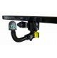 Gancio traino VERTICALE A SCOMPARSA +  KIT ELETTRICO A 13 POLI VW CADDY 3.