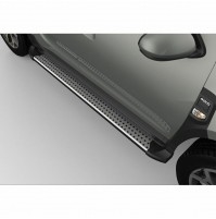 KIT PEDANE SOTTOPORTA IN ALLUMINIO ANTISCIVOLO DACIA DUSTER DAL 2018,ORIGINALI