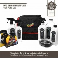 Kit Meguiar’s Mirror Bright cura dell'auto completa,con Borsa e Applicatori