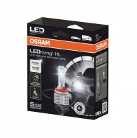 Kit conversione a LED H11Originale OSRAM, 14W-6000K veicoli 12V e 24V kit 2 pz.