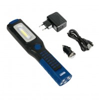 Lampada da lavoro ricaricabile a LED COB con torcia,12/24/230V GL-3,orientabile.