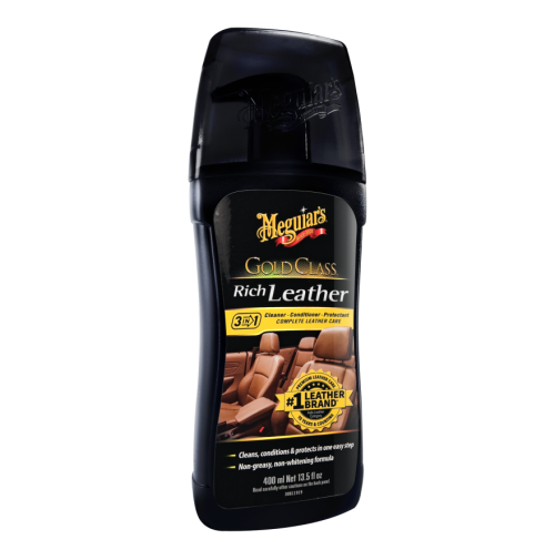 Meguiar's Trattamento per Pelle Auto, Crema Rinnova Sedili in Pelle GOLD  CLASS