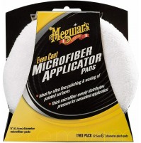 Meguiar's X3080EU Dischi in Microfibra tondi, Bianco,