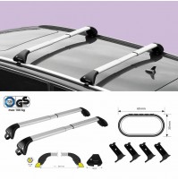 NORDRIVE SNAP ALU Barre Portatutto Auto per PEUGEOT 3008 (2. GEN.) - 2016+.