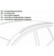 NORDRIVE SNAP ALU Barre Portatutto Portapacchi per JEEP COMPASS (2. GEN.) 2016+