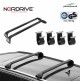 NORDRIVE SNAP STEEL Portatutto Portapacchi FORD PUMA DAL 11/2019> PROFILO INT.