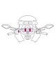 Opti Screw attacco per custodia smartphone con vite M6