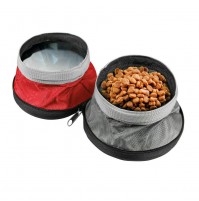 Pet Bowl ciotola da viaggio per animali 2 in 1,1100+1400 ml,multi utilizzo