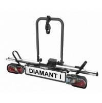 Portabici da gancio traino PRO USER, Diamant I,1 BIKE max 30 Kg,fisso 