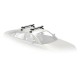 Portasci 6 paia o 4 snow WHISPBAR SNOW MOUNT,ALLUMINIO ANTIFURTO AERODINAMICO