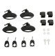 Portasci per barre da tetto YAKIMA mod.FatCat 4 Evo black, 4p. di sci o 2 snow..