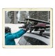 Portasci per barre da tetto YAKIMA mod.FatCat 6 Evo black, 6 p. di sci o 4 snow.