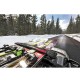 Portasci per barre da tetto YAKIMA mod.FatCat 6 Evo black, 6 p. di sci o 4 snow.
