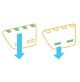 Protezioni per i pannelli delle portiere posteriori,universali imprmeabili dx+sx