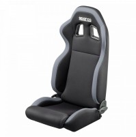 SEDILE SPORTIVO ANATOMICO SPARCO NERO/GRIGIO IN TESSUTO,UNIVERSALE RECLINABILE