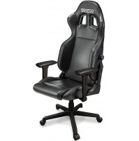 Sparco 00998NRNR Sedile Ufficio,Gaming, serie ICON ecopelle Nero my 2022