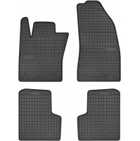 TAPPETI IN GOMMA SU MISURA FIAT 500X CON FIX FISSAGGIO,QUADRETTATI PROFUMATI NEW