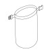 Tubo,sacca,borsa,zaino moto, impermeabile Dry-Tube, chiudibile 20 L - 15X40 cm