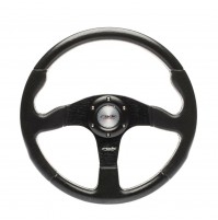 VOLANTE SPORTIVO SIMONI RACING MATCH POLIURETANO NERO DIAMETRO 350mm
