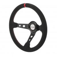 VOLANTE SPORTIVO SIMONI RACING PITLANE NERO,CALICE 95MM,DIAMETRO 350MM