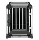 trasportino in alluminio per il trasporto di animali in auto: 55x90xh66 box cani