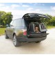 trasportino in alluminio per il trasporto di animali in auto: 55x90xh66 box cani